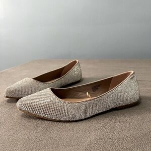 Torrid rhinestone flats NWOT Size 13